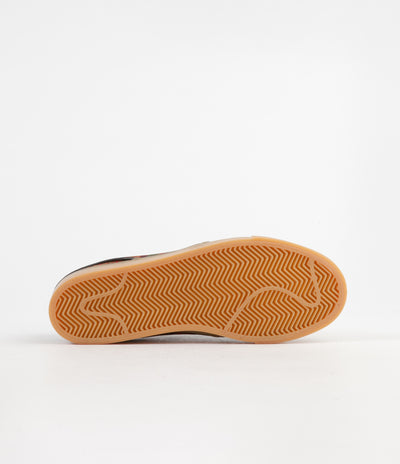Nike SB Stefan Janoski Canvas Premium Shoes - Multi Colour / Velvet Brown - Gum Yellow