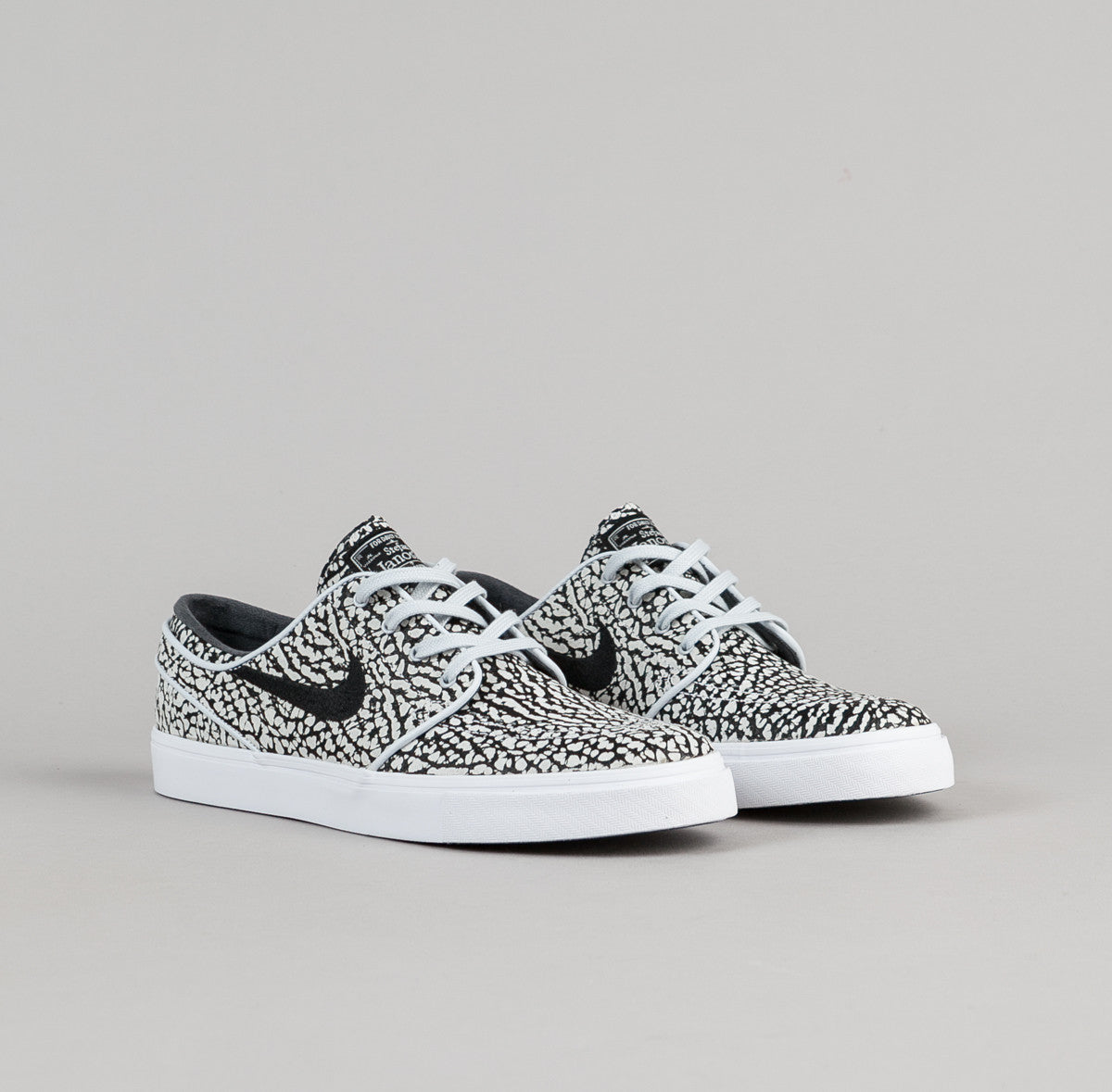 Nike SB Stefan Janoski Elite Road Pack Shoes Pure Platinum Black Flatspot