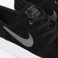 Nike SB Stefan Janoski HT Shoes - Black / Dark Grey - Metallic Gold - White thumbnail