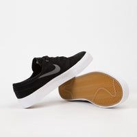 Nike SB Stefan Janoski HT Shoes - Black / Dark Grey - Metallic Gold - White thumbnail