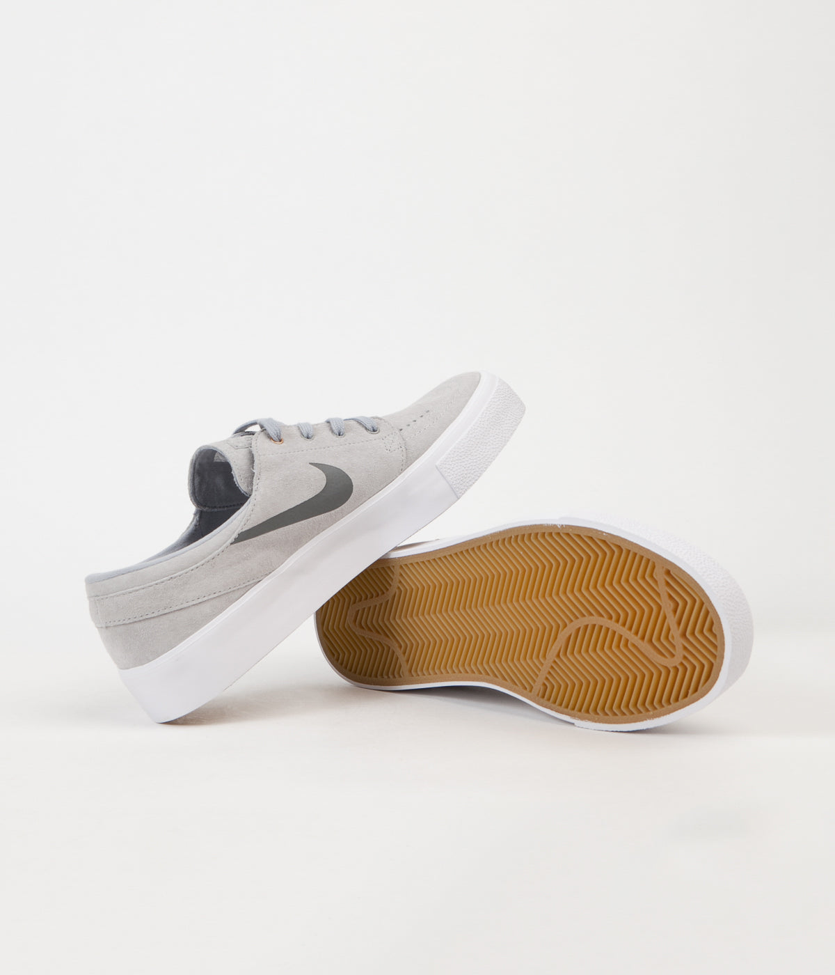 Nike SB Stefan Janoski HT Shoes - Wolf Grey / Dark Grey - Metallic Gol | Flatspot
