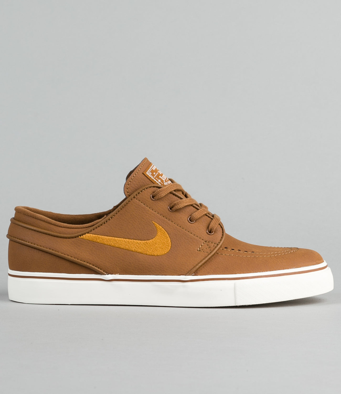 Nike SB Stefan Janoski Leather Shoes - Ale Brown / Desert Ochre - Sail ...