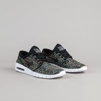 Nike SB Stefan Janoski Max Premium 'Tripper' Shoes - Black / Black - White - Multicolour thumbnail