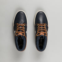 Nike SB Stefan Janoski Mid Premium Shoes - Dark Obsidian / Birch - Light British Tan thumbnail