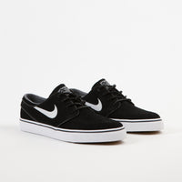 Nike SB Stefan Janoski OG Shoes - Black / White - Gum Light Brown thumbnail