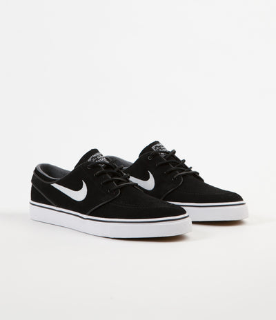 Nike SB Stefan Janoski OG Shoes - Black / White - Gum Light Brown