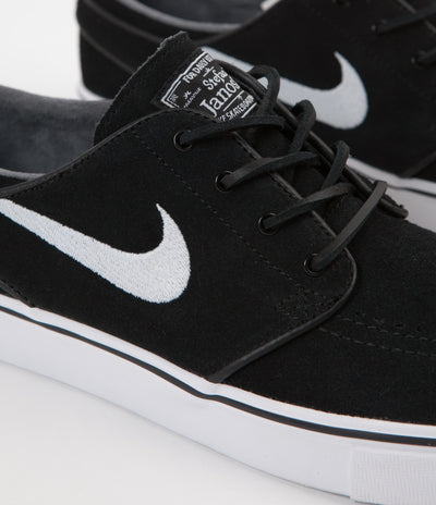 Nike SB Stefan Janoski OG Shoes - Black / White - Gum Light Brown