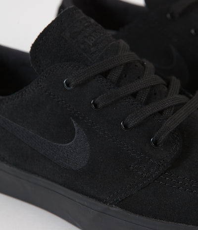 Nike SB Stefan Janoski Remastered Shoes - Black / Black - Black - Blac ...