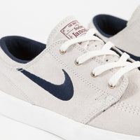 Nike SB Stefan Janoski Remastered Shoes - Summit White / Obsidian - Team Red thumbnail