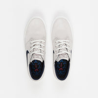 Nike SB Stefan Janoski Remastered Shoes - Summit White / Obsidian - Team Red thumbnail