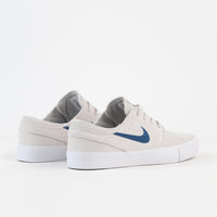 Nike SB Stefan Janoski RM Shoes - Summit White / Court Blue - Summit White thumbnail