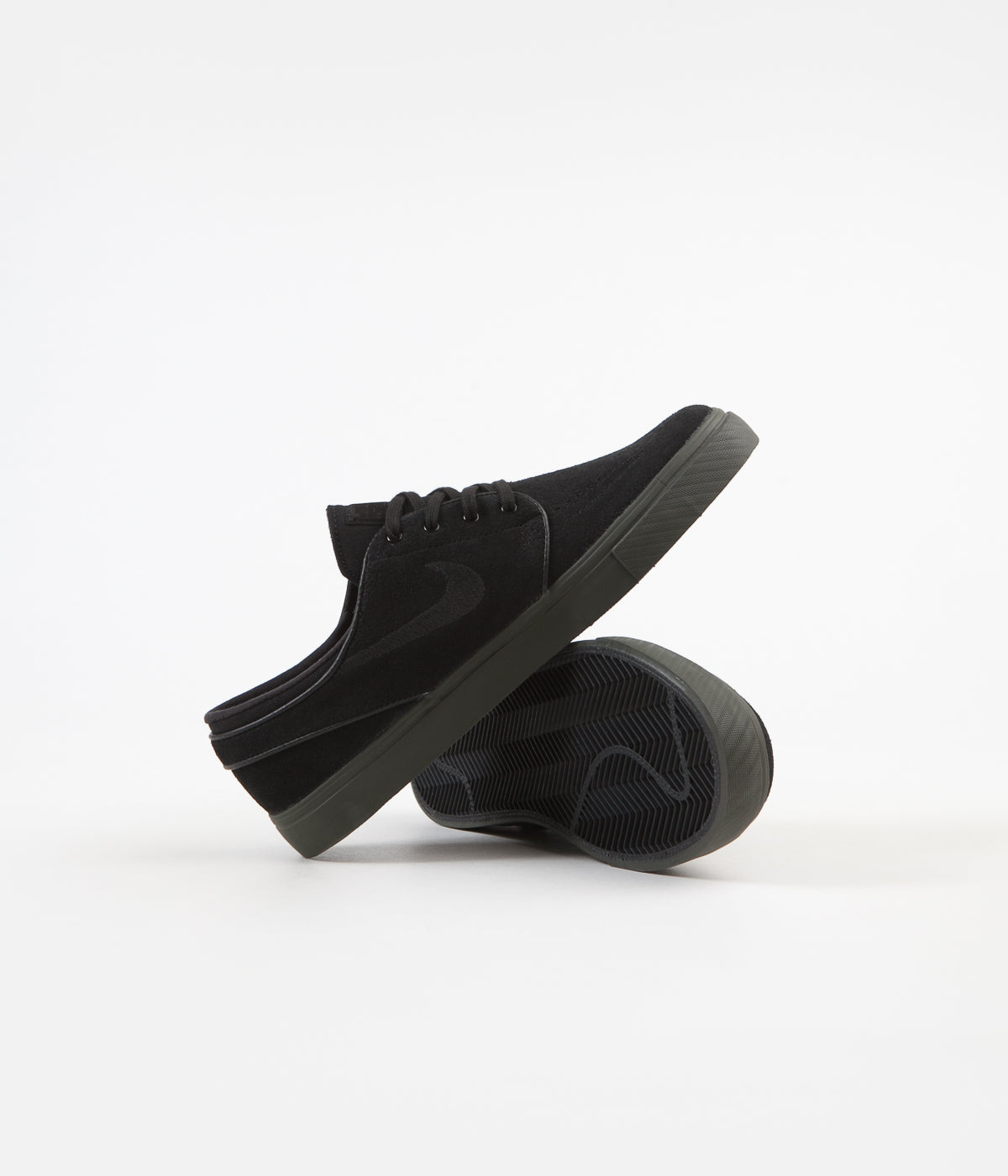 Vroegst Trots Streng Nike SB Stefan Janoski Shoes - Black / Black - Sequoia | Flatspot