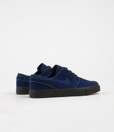 Nike SB Stefan Janoski Shoes - Blue Void / Blue Void - Black