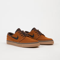 Nike SB Stefan Janoski Shoes - Hazelnut / Black - Baroque Brown - Gum Light Brown thumbnail