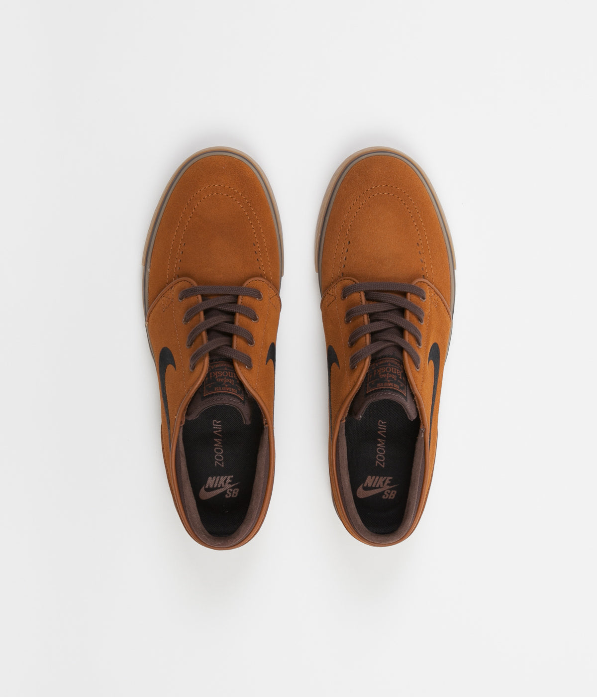 Nike SB Stefan Janoski Shoes - Hazelnut / Black - Baroque Brown - Gum ...