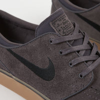 Nike SB Stefan Janoski Shoes - Thunder Grey / Black - Gum Light Brown thumbnail
