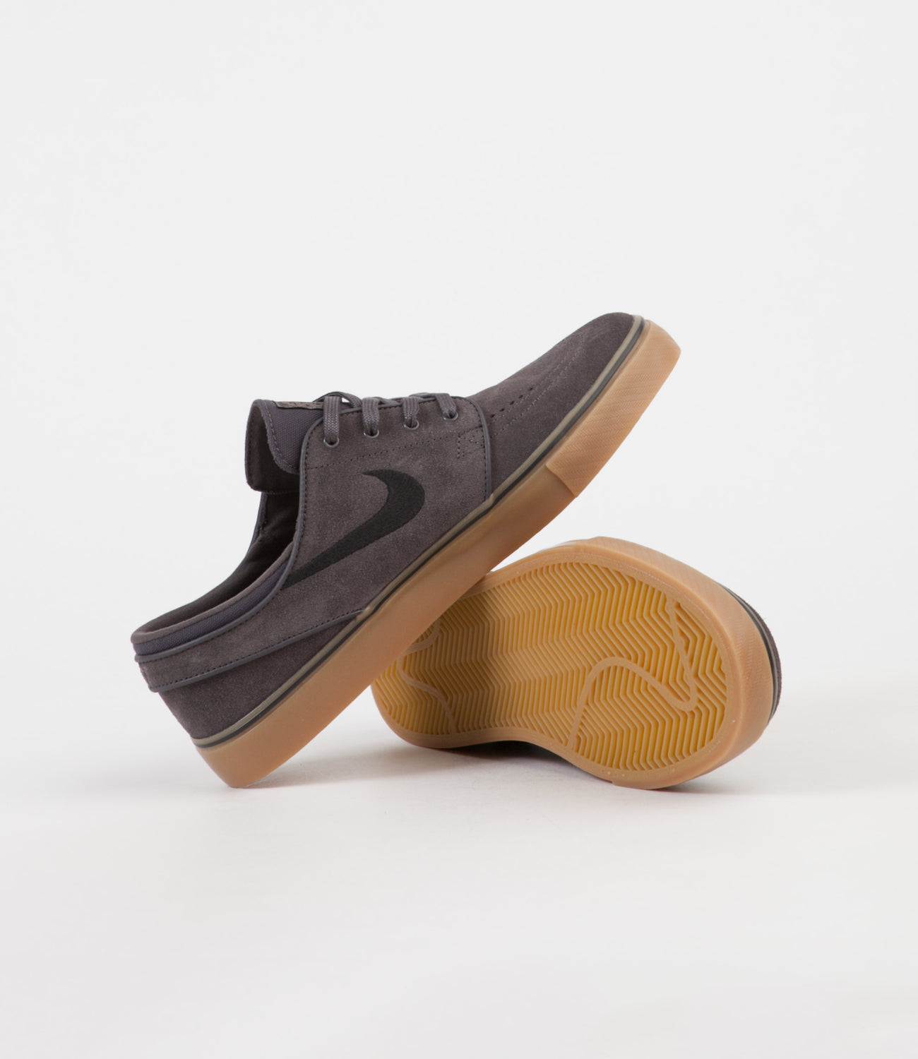 Nike SB Stefan Janoski Shoes - Thunder Grey / Black - Gum Light Brown ...