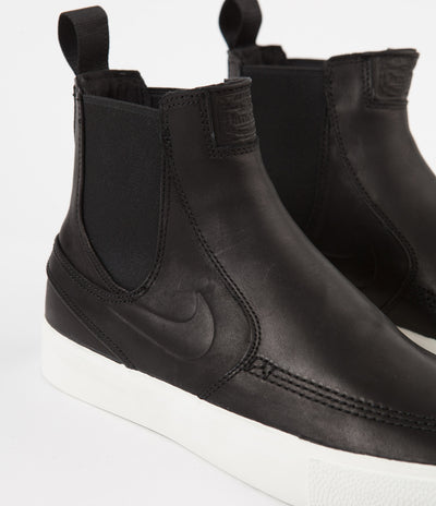 Nike SB Stefan Janoski Slip Mid Remastered Shoes - Black / Black - Pale Ivory - Black