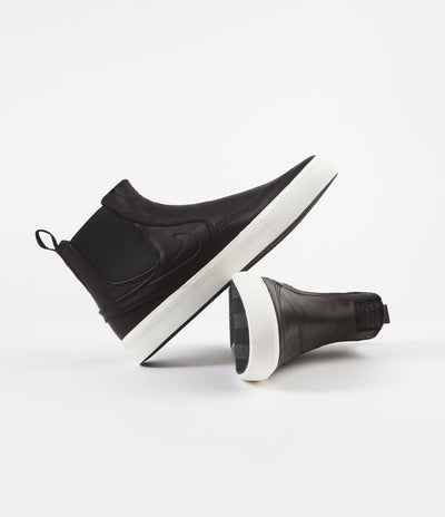 Nike SB Stefan Janoski Slip Mid Remastered Shoes - Black / Black - Pale Ivory - Black