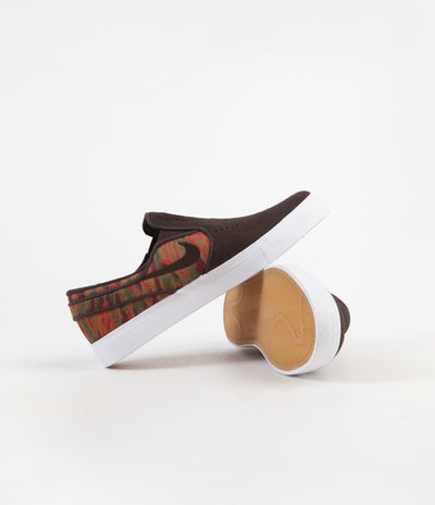 Nike SB Stefan Janoski Slip On Premium Shoes - Velvet Brown / Velvet Brown - Multi Colour
