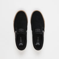 Nike SB Stefan Janoski Slip On Shoes - Black / Gunsmoke - Gum Light Brown thumbnail