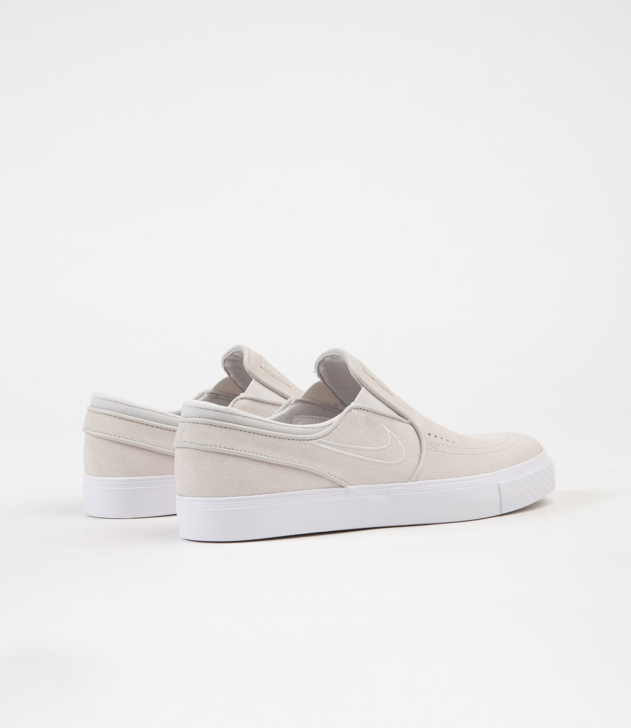 Sb janoski light bone  and  white slip-on skate shoes Clearance