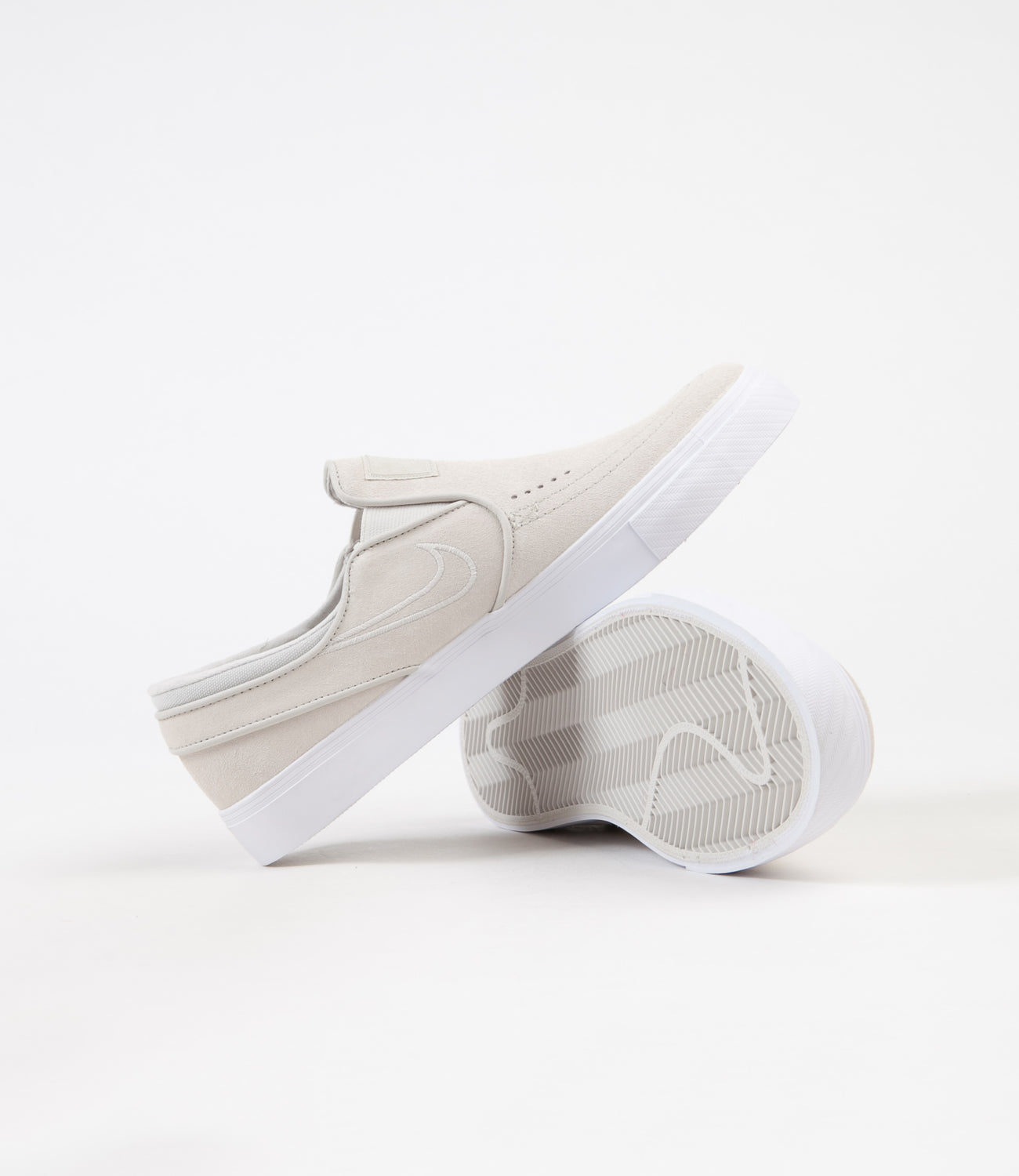 Sb janoski light bone  and  white slip-on skate shoes Clearance