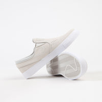 Nike SB Stefan Janoski Slip On Shoes - White / Light Bone - White thumbnail