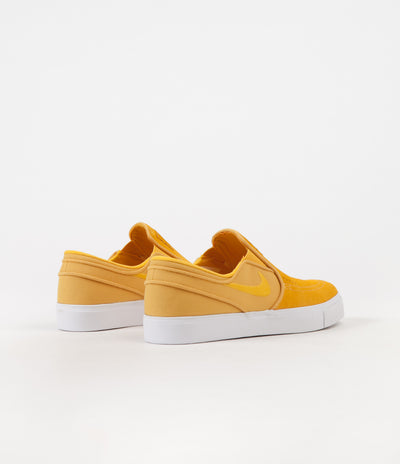 Nike SB Stefan Janoski Slip On Shoes - Yellow Ochre / Yellow Ochre - White