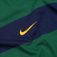 Nike SB Stripe Long Sleeve T-Shirt - Midnight Navy / Gorge Green thumbnail