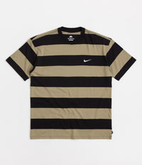 Nike SB Stripe T-Shirt - Neutral Olive / Black / White
