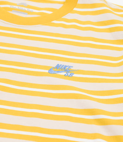 Nike SB Striped T-Shirt - Dark Sulfur / Sanddrift / Sail