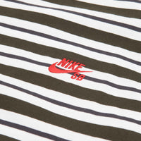 Nike SB Striped T-Shirt - Sail / Dark Smoke Grey / Sequoia thumbnail