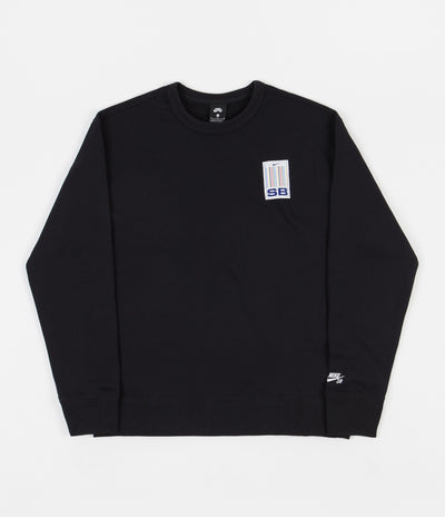 Nike SB Stripes Crewneck Sweatshirt - Black / White