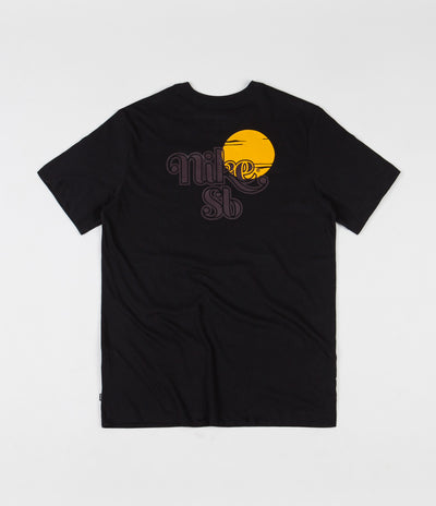 Nike SB Sunrise T-Shirt - Black / Mahogany