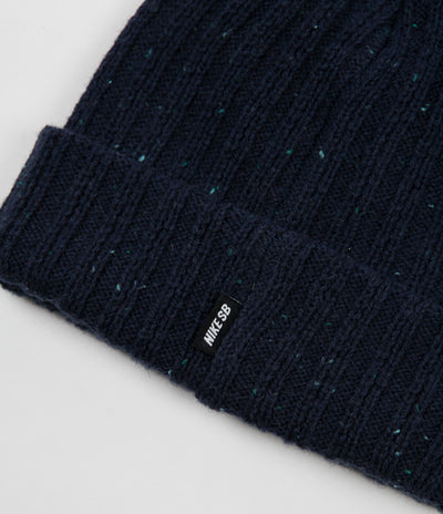 Nike SB Surplus Beanie - Obsidian / Dark Obsidian / White