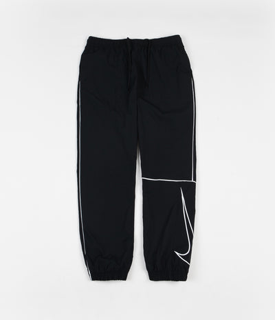 Nike SB Swoosh Track Pants - Black / White / White | Flatspot