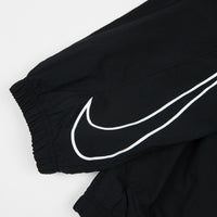 Nike SB Swoosh Track Pants in Black and White / White thumbnail