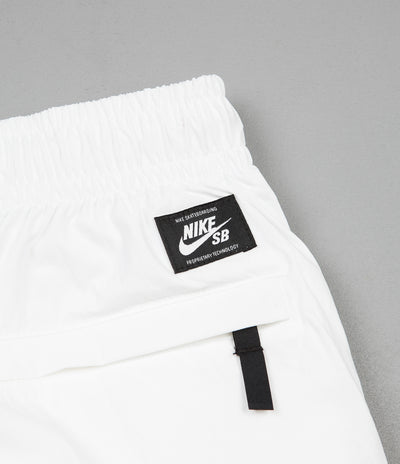 Nike SB Swoosh Track Pants - White / Black / Black