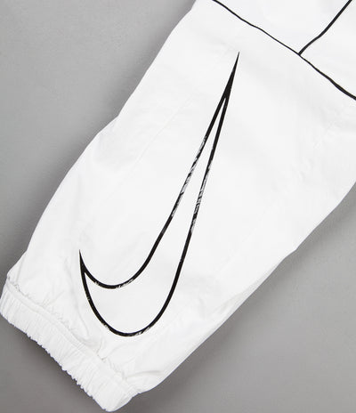 Nike SB Swoosh Track Pants - White / Black / Black