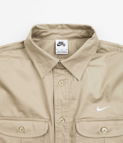 Nike SB Tanglin Shirt - Khaki / White