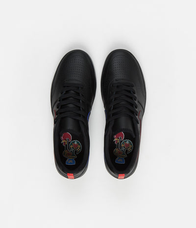 Nike SB Team Classic Premium Shoes - Black / Black - University Red - Pacific Blue