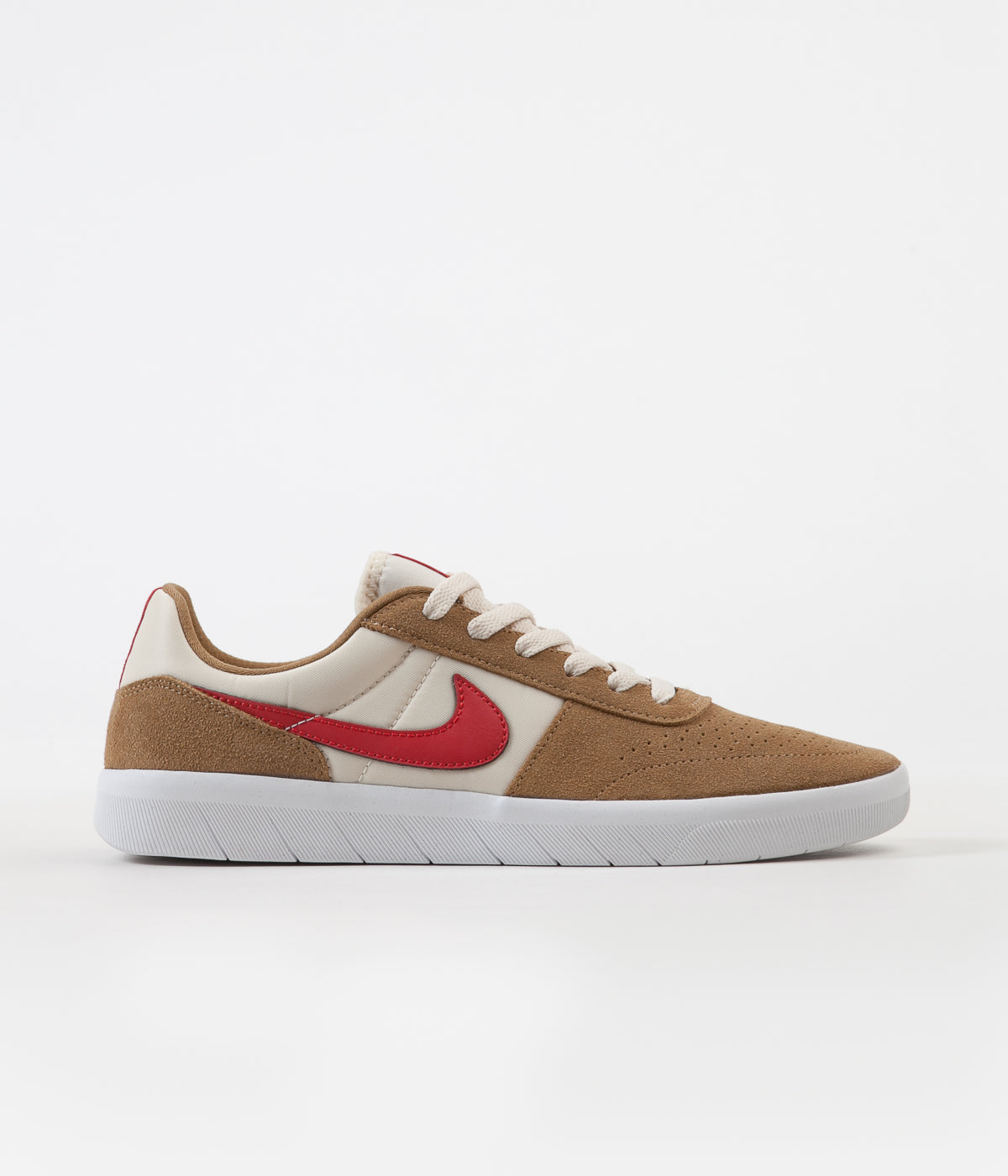 nike sb team classic beige red