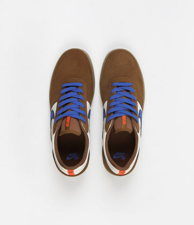 Nike SB Team Classic Shoes - Light British Tan / Pacific Blue - Pale Ivory