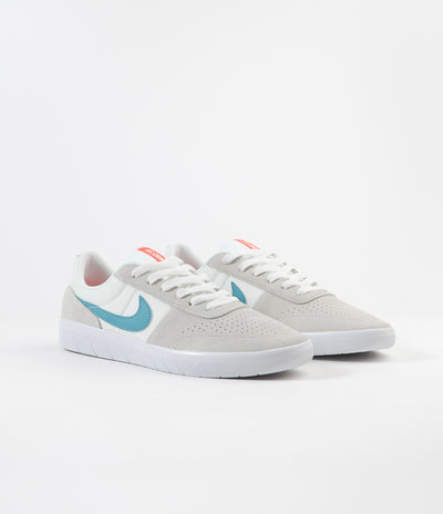 Nike SB Team Classic Shoes - Summit White / Cerulean - White