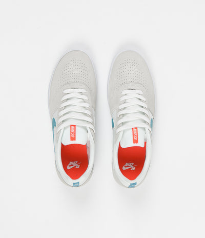 Nike SB Team Classic Shoes - Summit White / Cerulean - White