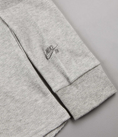 Nike SB Thermal Long Sleeve T-Shirt - Dark Grey Heather / Dark Steel Grey