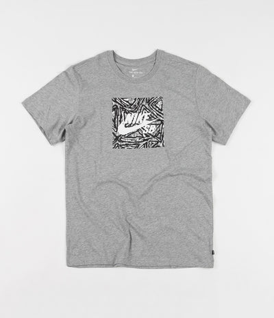 Nike SB Triangle HBR T-Shirt - Dark Grey Heather / Summit White