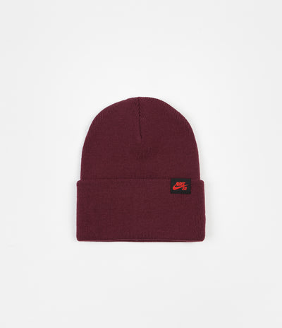 Nike SB Utility Beanie - Dark Beetroot / Chile Red