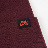 Nike SB Utility Beanie - Dark Beetroot / Chile Red thumbnail